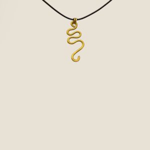 Ciondolo in ottone battuto