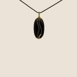 Ciondolo in Ossidiana nera