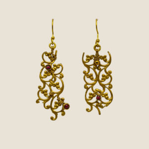 ESAURITO - Coppia di Orecchini in Granato