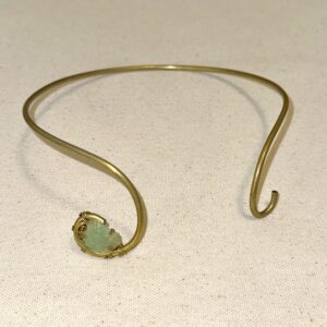 Choker in Fluorite verde grezza