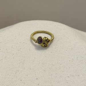 Anello in Eliotropio