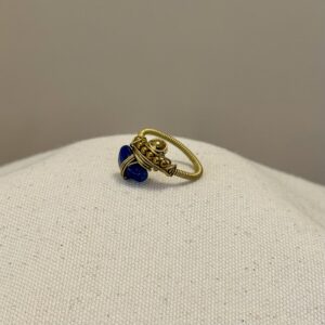 Anello in Dumortierite