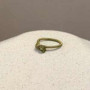 Anello in Peridoto