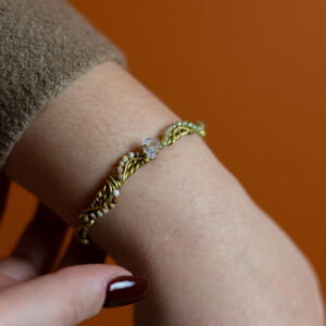 Bracciale in Peridoto e Pietra paesina