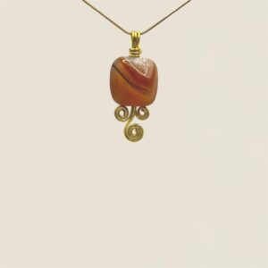 Pendente in Agata Corniola